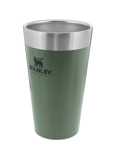 Buy Adventure Stacking Beer Pint 0.47L / 16OZ Hammertone Green – Keeps Beer Cold for 4 Hours | Stainless Steel Beer Pint | Stacks Infinitely | Double Wall Vacuum Insulation | Dishwasher Safe in UAE