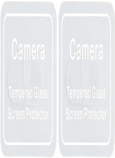 Buy Tempered glass camera lens protector for xiaomi mi 8 lite pack of 2 clear in Egypt