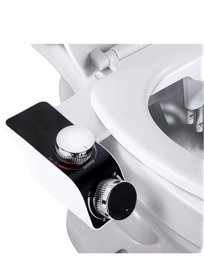 Buy Toilet Seat Accessories Non-Electric Dual Nozzle Sanitary Bidet Toilet Adjustable Water Pressure Fresh Water Sprayer Easy To Install For Hygienic And Feminine Washing in UAE