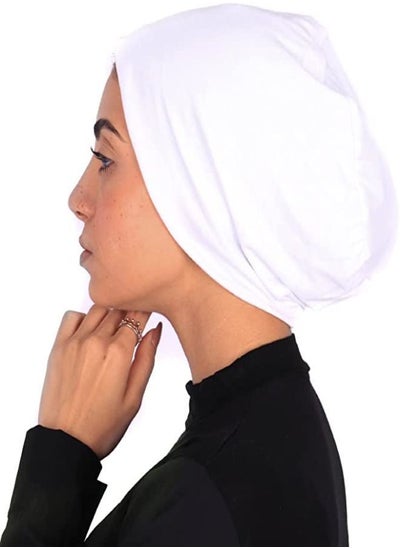 Buy Cotton Bonnet Cap Women's - White color in Egypt