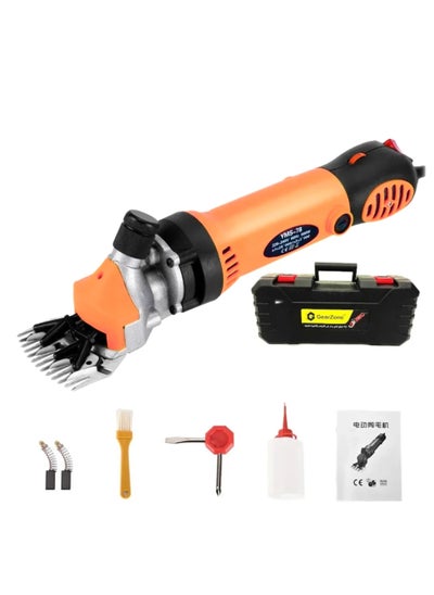 Buy Upgrade Professional Wool Shears, Adapted for Sheep Grooming, 1000W Electric Pet Trimmer Machine, Professional Animal Hair Clipper with Trimmer Adjustable Speed（Orange） in Saudi Arabia