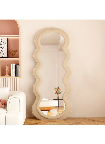 Buy Wavy Shaped Full Length Dressing Mirror 70X170 CM in UAE