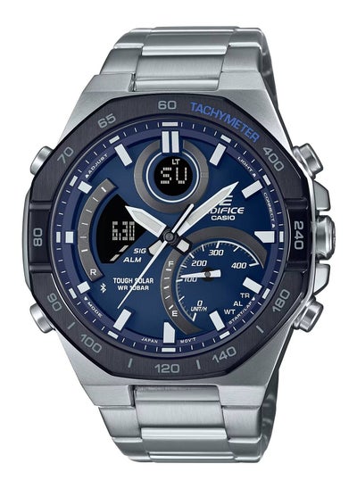 Buy Edifice Analog-Digital Stainless Steel Men's Watch ECB-950DB-2ADF in UAE