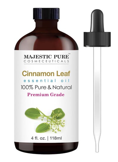 Buy Cinnamon Essential Oil, Therapeutic Grade, Pure and Natural Premium Quality Oil, 4 Fl Oz in UAE