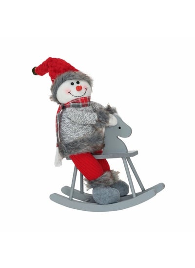 اشتري Home Snowman Decorative Object Red في الامارات