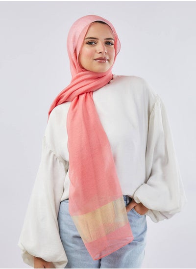 اشتري Soiree Organza Scarf Light Orange For Women في مصر