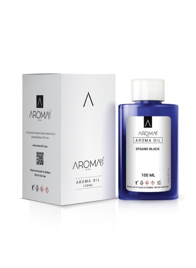 اشتري Aroma Oil for Scent Diffusers - Efgano Black 100ML في الامارات