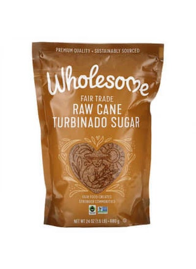 اشتري Wholesome, Raw Cane Turbinado Sugar, 1.5 lb (680 g) في الامارات