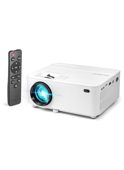 اشتري Mini Projector with Multimedia Player, Video Projector for Home Movie, Kids Gift for Gaming & Outdoor, FHD Supported Movie Projector via USB MicSD HDMI & Remote Control, 40,000H Life في الامارات