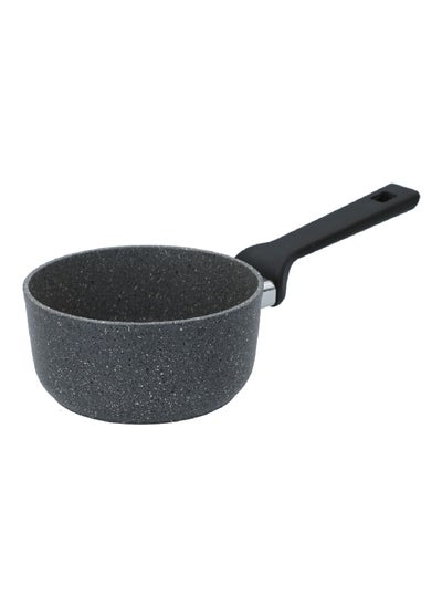 Buy Non Stick Coating Ergonomicall Designed Planeta Sauce Pan Black and Grey 16 cm PL8516 in Saudi Arabia