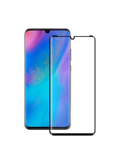 Buy Huawei P30 Glass Screen Protector - Crystal Clear Protection for Your Smartphone Display - Black Frame in Egypt