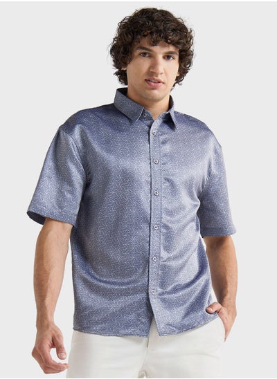 Buy Printed  Regular Fit Shirt in Saudi Arabia