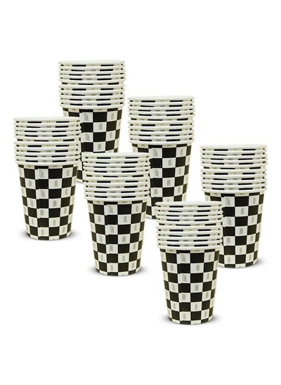 Buy Biodegradable Disposable Paper Cup 8oz 60-Pieces in UAE