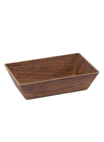 Buy Tokyo Small Deep Plate, Mahogany - 17x11 cm in UAE