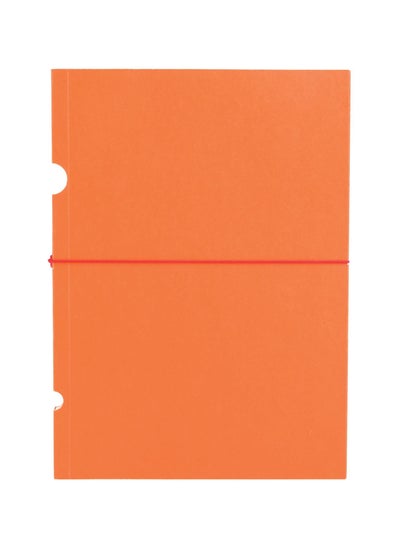 Buy Buco Orange B6 Lined Elastic Band Closure Notebook in Saudi Arabia