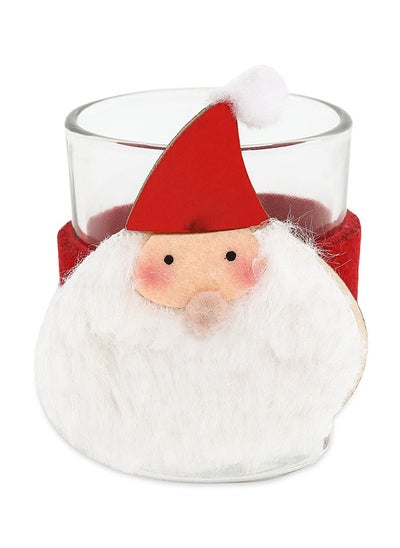 Buy Santa Red Tealight Holder, Red & White in UAE