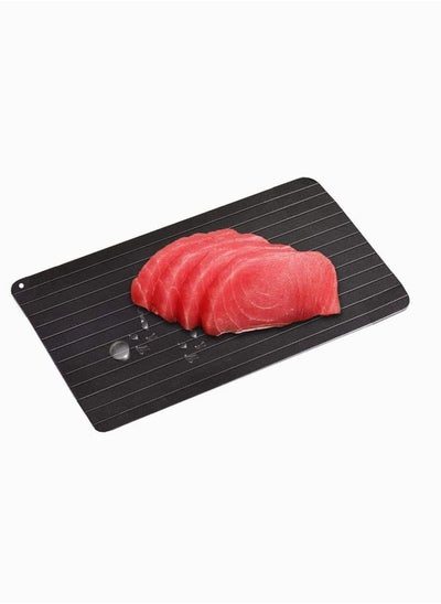 Buy Defrosting Tray, SYOSI Defrost Plate Thaws, Up to 3 Times Faster Defrosting for Meat and Frozen Foods, No Electricity Required, No Chemicals, No Microwave, 100% Natural-Non Stick in UAE