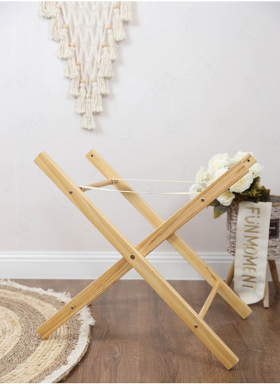 Buy Folding wooden Moses basket bed base in Saudi Arabia