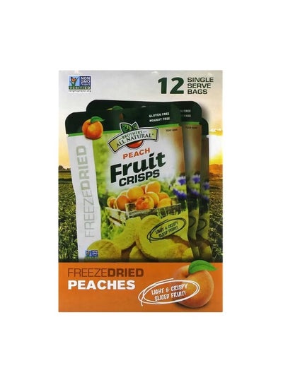 اشتري Fruit Crisps Peach 12 Single Serve Bags 0.28 oz 8 g Each في الامارات