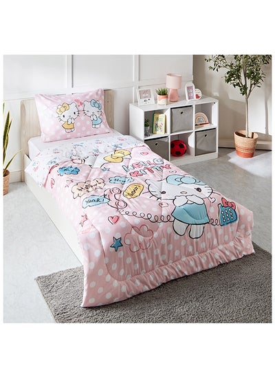 اشتري Hello Kitty 2-Piece Single Comforter Set 135x220 cm في الامارات