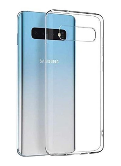 اشتري Soft Back Cover for Samsung Galaxy S10 Plus - Clear في مصر