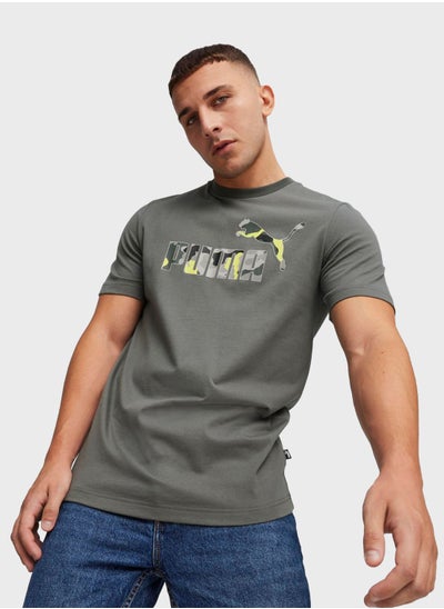 Buy Essential+ Camo Graphic T-Shirt in Saudi Arabia