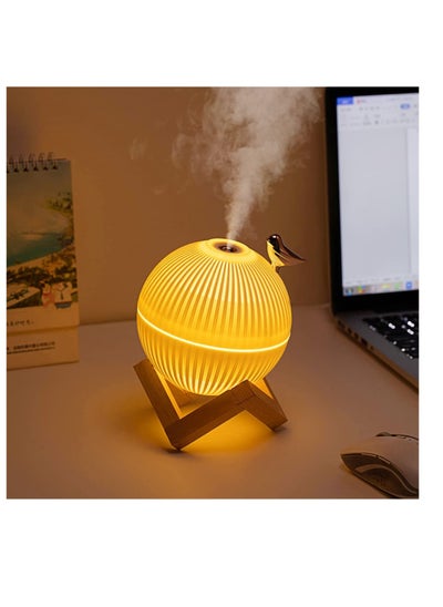 Buy Cool Mist Humidifier, Portable Small Air Humidifier, Whisper Quiet USB Humidifier, 3D Moon Lamp Ultrasonic Humidifier, Waterless Auto Shut-Off, for Home Baby Bedroom, Yoga, Office, Travel in UAE