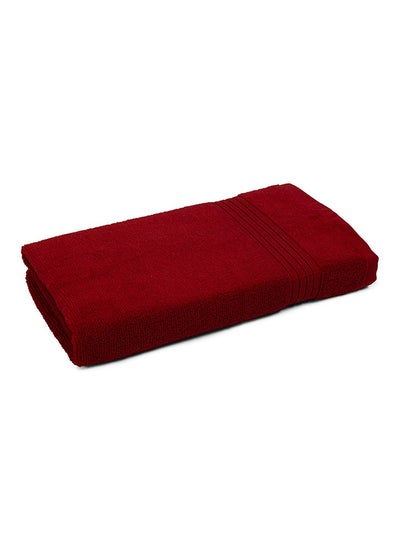 اشتري Just Home Hand Towel, Red - 350 GSM, 50x90 cm في الامارات