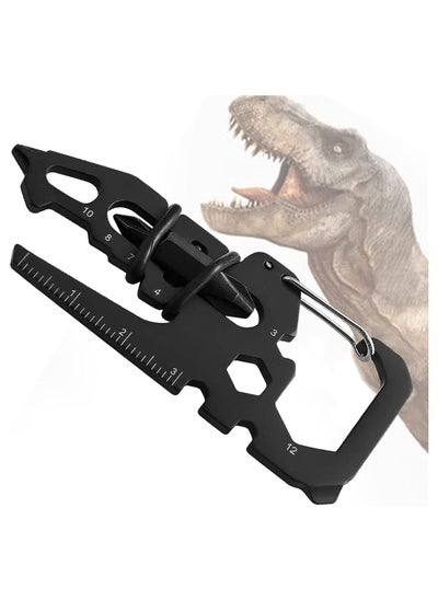 Buy Credit Card Multitool, Dinosaur Head Multi-Function Card Tool for Keychain Bottle Opener, Snowflake Multitool, Quick Repairs, EDC Survival Gear, Camping, Black, The Best Gifts for Him in UAE