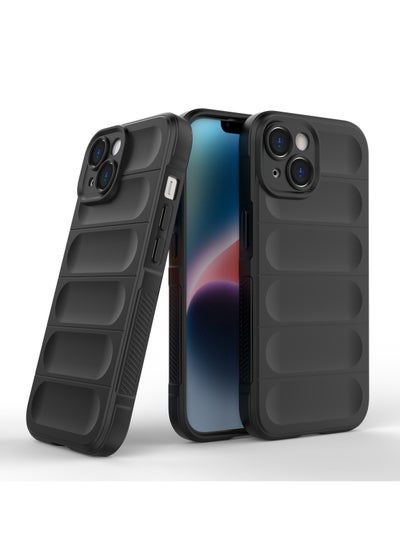 Buy Protective Case Cover For Apple iphone 15 5G Black in UAE