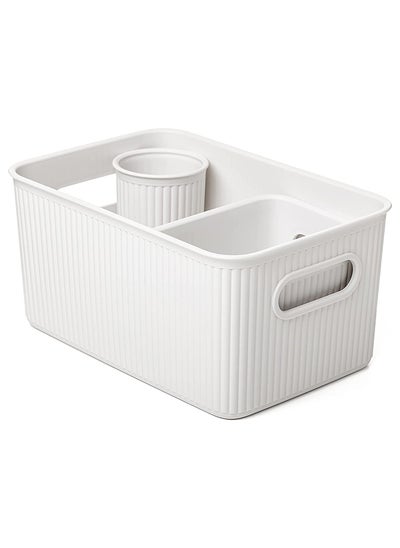 Buy Tatay Set Tumbler+Storage Baskets 1,5L+5L Baobab Perg.White in UAE