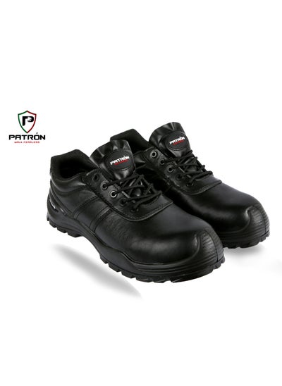 Buy DEFENDER | PT999 PATRON Men Women Leather Safety Shoe Metal Free Composite Toe Cap Mesh Breathable Lightweight Comfortable Puncture Proof Industrial Factory work Protective in UAE