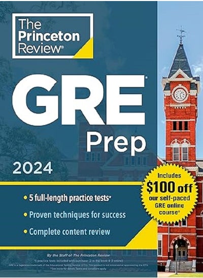 Buy Princeton Review GRE Prep 2024 in UAE