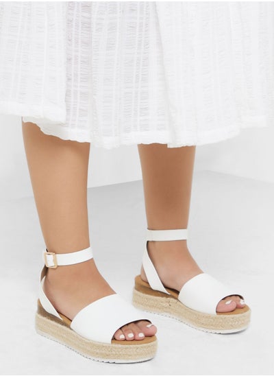 Buy Flatform Espadrille Wedge Sandal in UAE