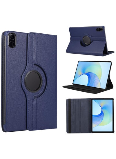 اشتري Case Compatible with Honor Pad X9/Honor Pad X8 Pro Case (11.5" 2023 release) Multifunctional Leather Cover Swivel Unique Stand Anti-Fall Auto Sleep/Wake (Blue) في الامارات