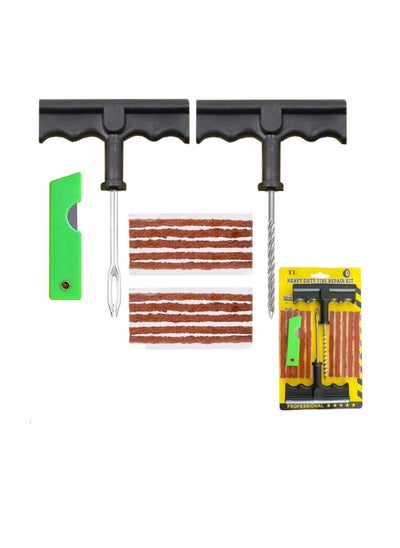 Buy Tire Repair Kit Tools, Car Puncture Repair kit, Valid for All Types of Tires, Universal Tire Patch Kit, Essential Tire Repair Kit, Fix in 15 min in Saudi Arabia