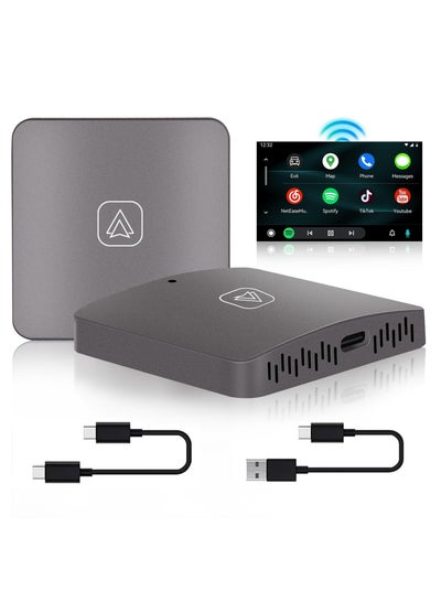 Buy Wireless Android Auto Adapter for OEM Factory Wired Android Auto Cars 5.8Ghz WiFi Plug & Play Easy Setup Wireless Android Auto Dongle for Android Phones Converts Wired Android Auto to Wireless in UAE