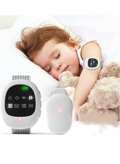 Buy 2-in-1 Wireless Bedwetting Alarm Potty Watch Potty Training Watch Rechargeable Bed Wetting Alarm Customizable Potty Watch Nighttime Potty Training Potty Reminder Watch for Kid Elder Adult in UAE