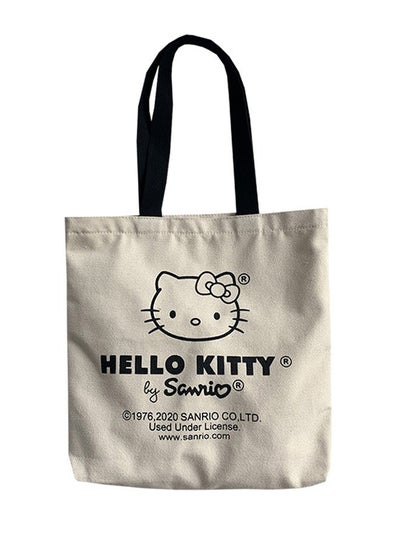 Buy Cartoon Hello Kitty One Shoulder Canvas Bag Large Shopping Bag Travel Bag in Saudi Arabia