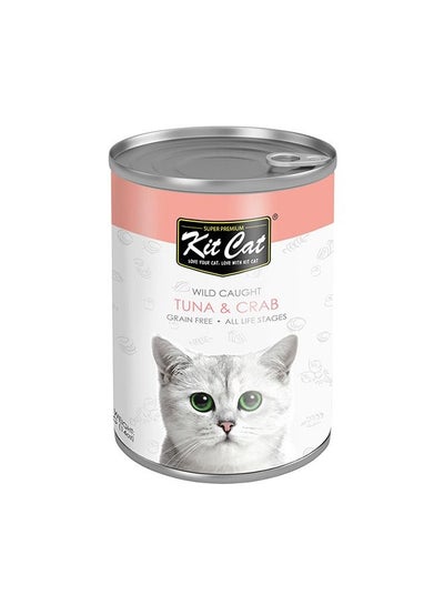 اشتري كيت كات وايلد كات تونة مع سلطعون طعام قطط معلب 400 جرام في السعودية