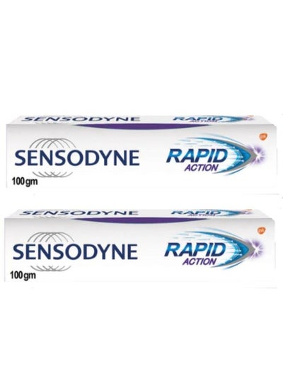 Buy 2 Pieces Sensodyne Rapid Action 100g in Saudi Arabia