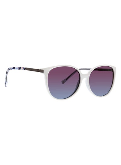 Buy Vera Bradley Women's Tori Polarized Round Sunglasses, White in Egypt