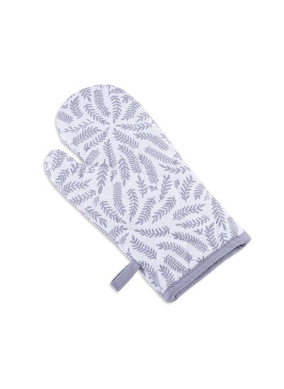 اشتري Azrael  Printed Oven Mitten 18X32cm - Grey في الامارات