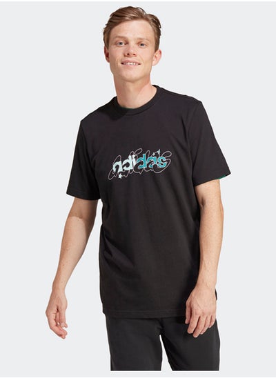 Buy Illustrated Linear Graphic T-Shirt in Egypt