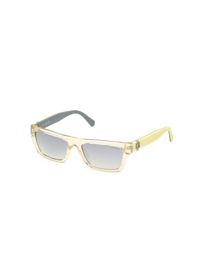 اشتري Men's UV Protection Rectangular Shape Sunglasses - GU0012039C55 - Lens Size: 55 Mm - Shiny Light Yellow في السعودية