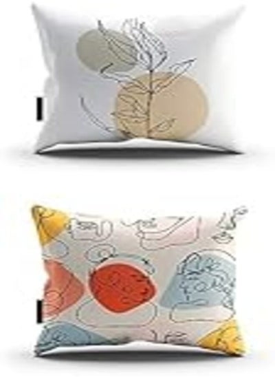 اشتري Naguib Selim Modern Cushion Cover 2273 + Naguib Selim Modern Cushion Cover 2241 في مصر