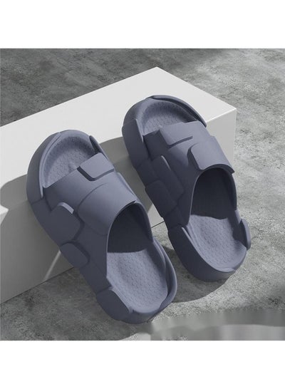 Buy New Fashion Square Thick Sole Casual Non-Slip Slippers in UAE