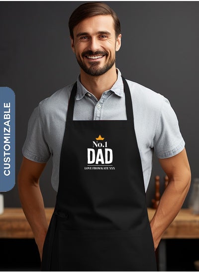 Buy Personalised Apron - Kitchen Apron for Dad in UAE