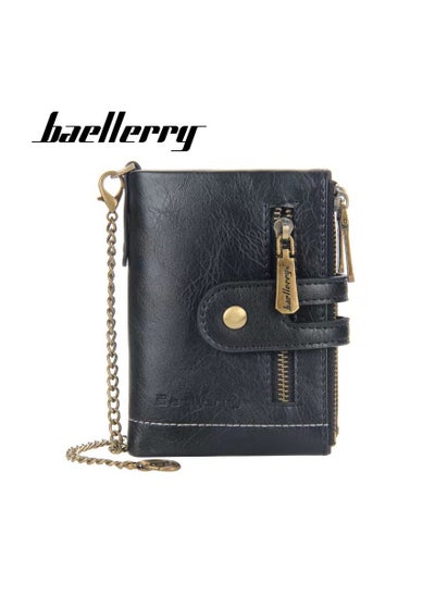 Buy Leather Wallet Black in UAE