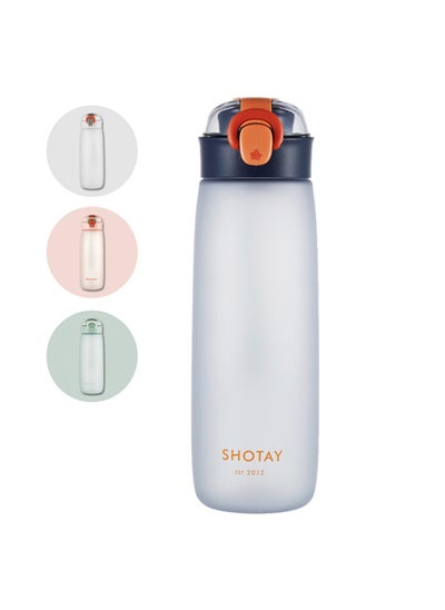 Buy SHOTAY 600 ML Kids & Adults Water Bottles Reusable Leak Proof BPA-Free with Lockable & Fast Flow, One Click Open. For Children School, Office, Gym, Outdoor and Sports Black. in Saudi Arabia